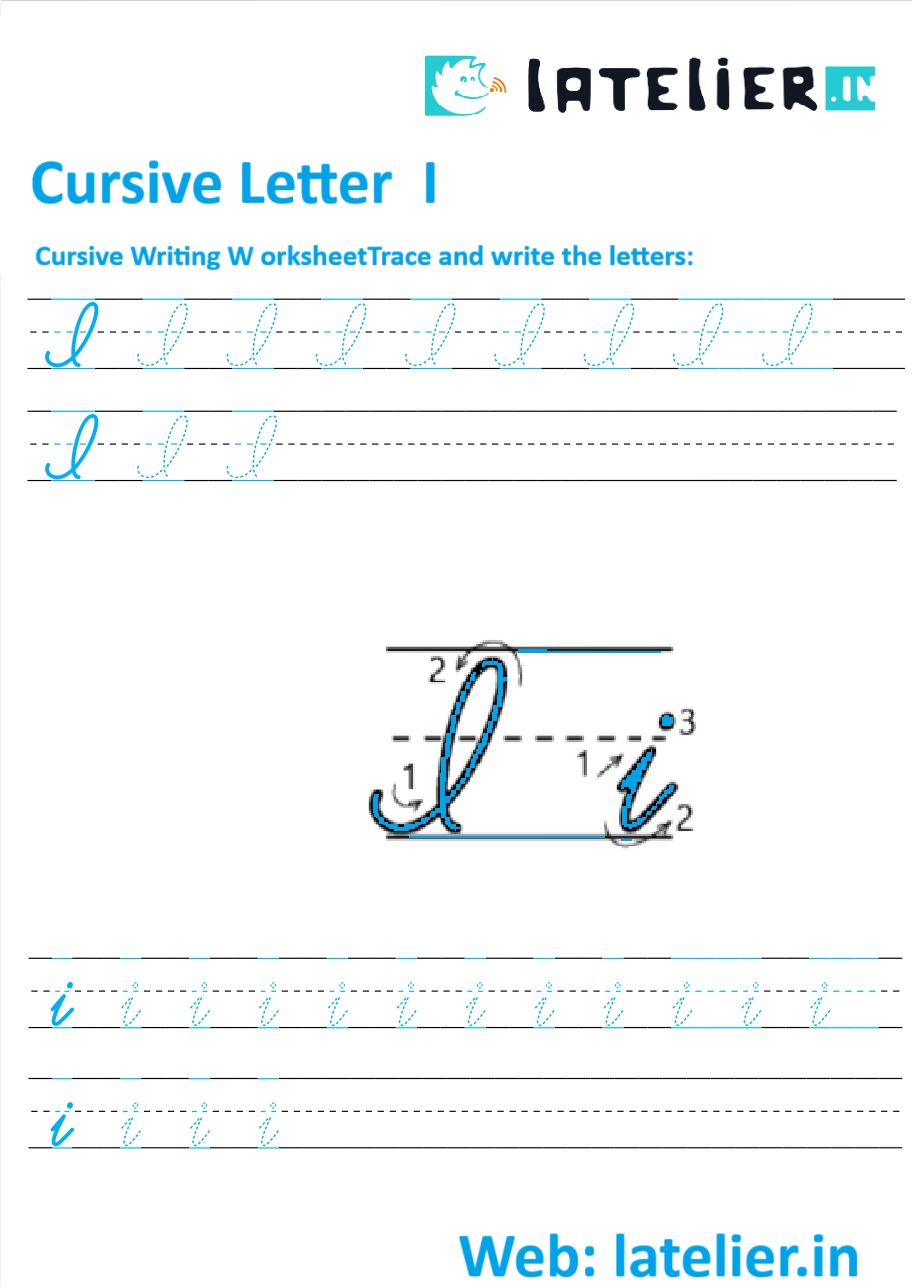Cursive I Cursive I tutorial – step-by-step guide on how to write the letter i in cursive handwriting