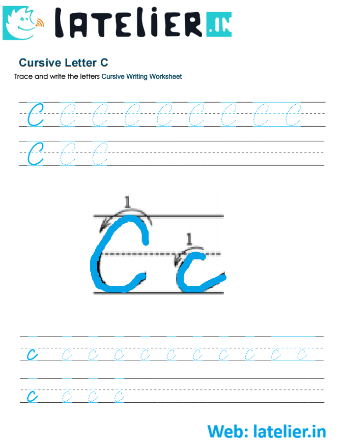 c in cursive
